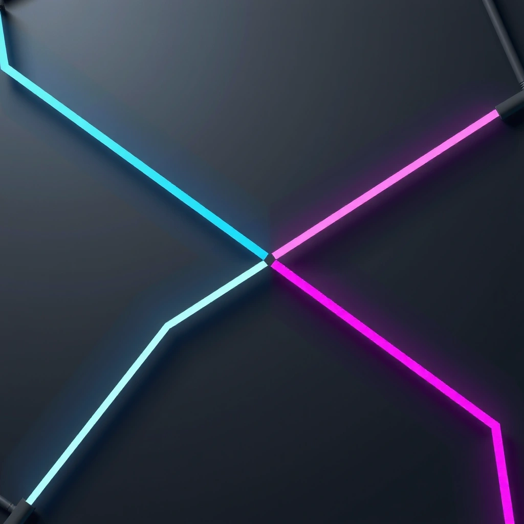 Abstract neural network illustration